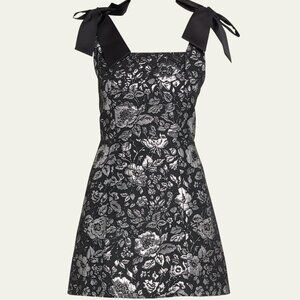 alice + olivia Maryann Tie Shoulder Dress (Like New)